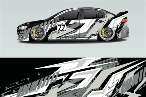 Race car livery design vector 7564470 Vector Art at Vecteezy