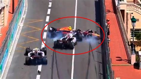 Resumen F1 Gp Mónaco 2024 Checo Pérez Abandona Tras Choque En Vuelta 1