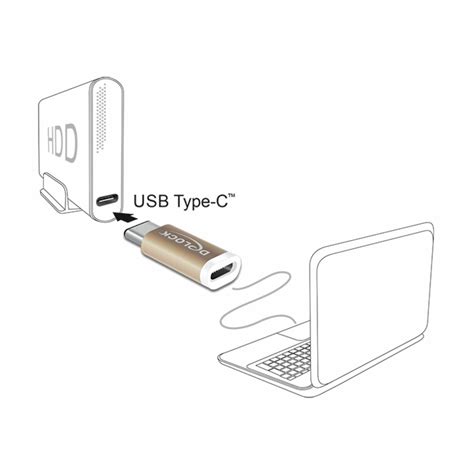 Delock Adapter Usb Tipc M Usb 20 Mikro B Ž 65677 Techtrade