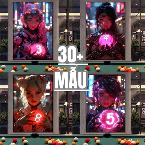 Tranh Tr Ng G Ng Bi A Freeship Nhi U M U Tranh Treo T Ng Bida Billoards C C Hot C Khung