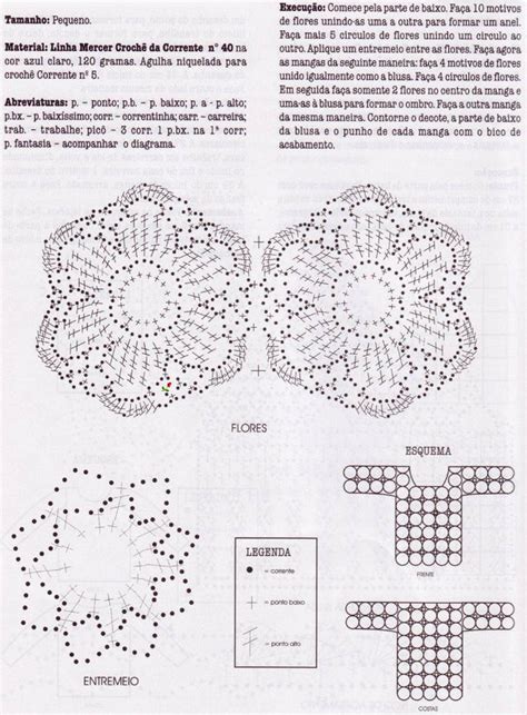 Ergahandmade Crochet Top Diagrams