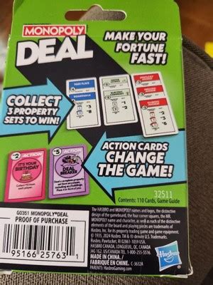 Monopoly Deal Refresh Game Target