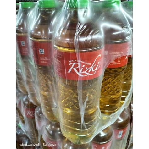 Jual Minyak Goreng Rizki Kemasan Botol 1 Liter Shopee Indonesia