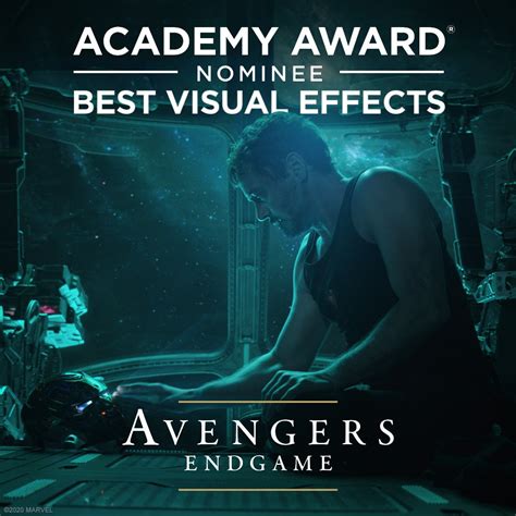 Avengers: Endgame receives Academy Award nomination for Best Visual ...