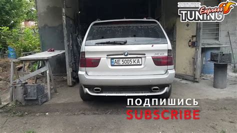Обвес заднего бампера BMW X5 E53 / Диффузор на задний бампер БМВ Х5 Е53 ...