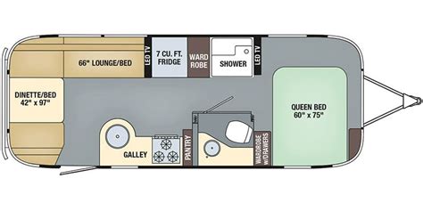 Foot Airstream Floor Plans Floorplans Click