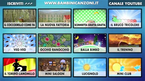 Indice Interattivo Canzoni Per Bambini E Bimbi Piccoli Italian Baby