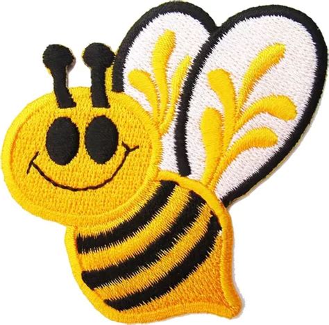 Hho Mr Bee Parche Bordado Diy Parches Apliques Lindos Cuotas Sin