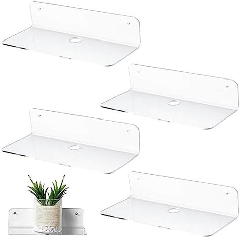 Laksol St Ck Schwebendes Regal Wand Transparente Wand Floating Shelf