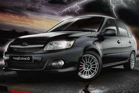 Черная Лада Гранта Спорт (Lada Granta Sport) 12 фото — LadaBlack.Ru