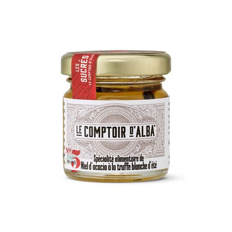 Miel dacacia à la truffe dété 40g Comptoir d Alba