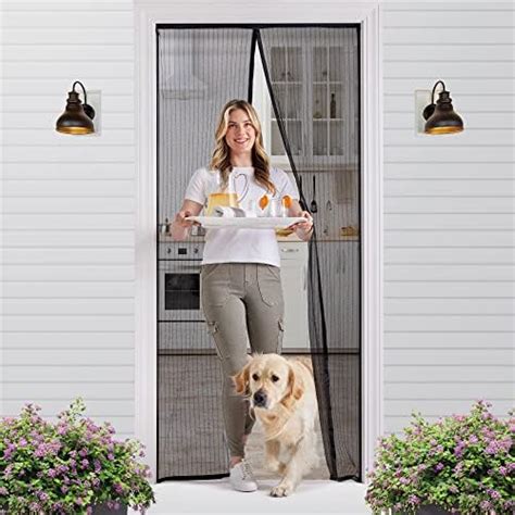 Zfbbmagnetic Easy Install Screen Door Magnetic Pet Friendly Fiberglass