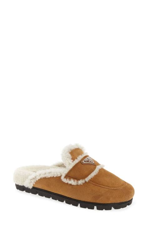 Womens Prada Fuzzy Slippers Nordstrom