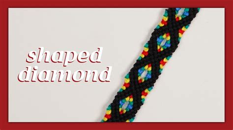 Shaped Diamond Friendship Bracelet Tutorial Youtube