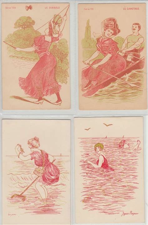 Risque Artist Signed Glamour Nude 13 CPA Mostly Pre 1940 Europe France Provence Alpes