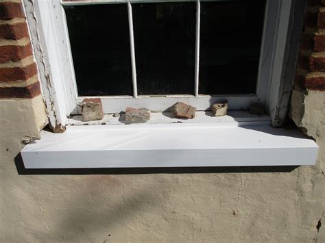 » Window sills replacement continues at the Dairy Building Bishop Hill