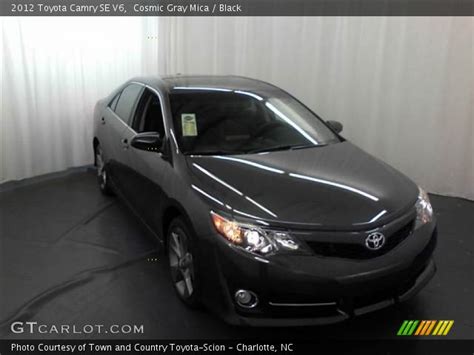 Cosmic Gray Mica 2012 Toyota Camry Se V6 Black Interior Gtcarlot