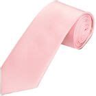 Plain Blush Pink Satin Classic Men S Tie And Pocket Square Set Tie And