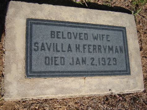 Savilla Hotchkiss Ferryman Find A Grave Memorial