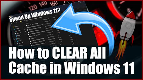 How To Clear All Cache In Windows