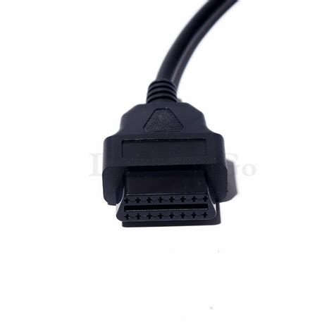 Elm327 Obd2 16pin Male To Female Extension Cable 3 Vicedeal