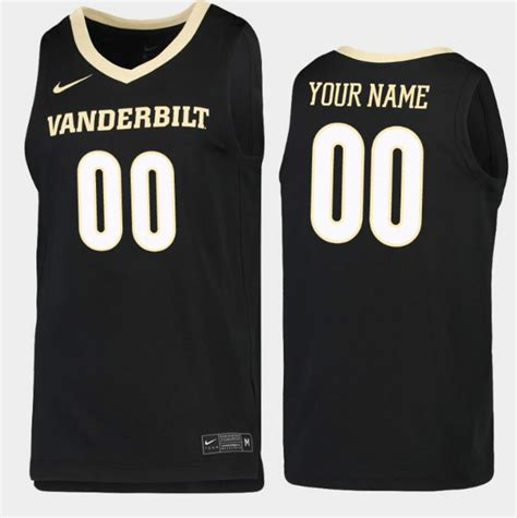 Custom Vanderbilt Commodores Basketball Jersey - Malcom Terry