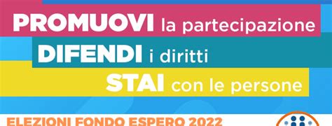 Elezioni fondo Espero 2022 tutto quello che cè da sapere