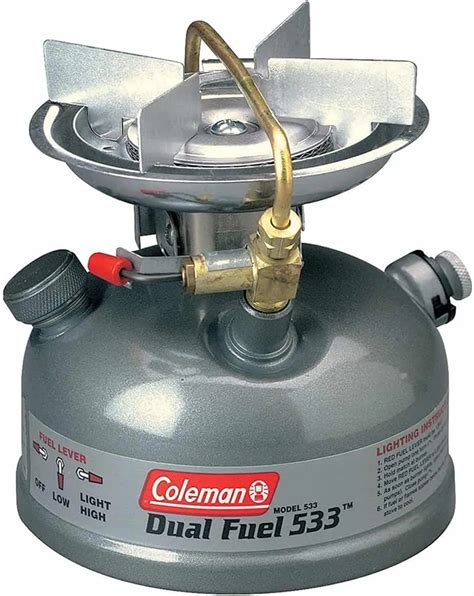 Coleman Camp Stove Sportster II Dual Fuel Backpacking Stove Outside