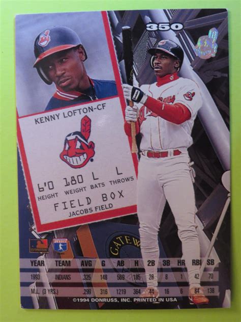 Kenny Lofton #350 Prices | 1994 Leaf | Baseball Cards