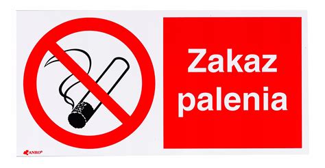 Tabliczka Tablica Zakaz Palenia Papieros Pcv X Tablica Zakaz