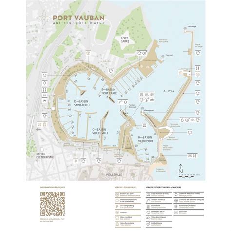 Port Vauban Map Le Port Vauban