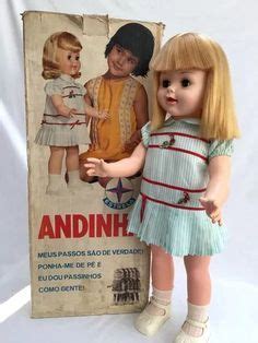 Boneca Estrela Andinha Anos 70 Veja Video Bonecas Antigas Bonecas