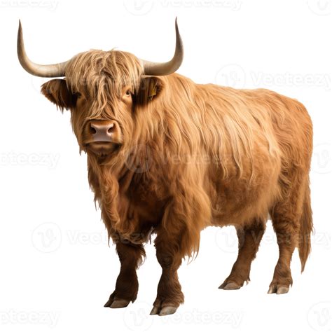 Highland Cow Isolated On Transparent Background AI Generated 27247120 PNG