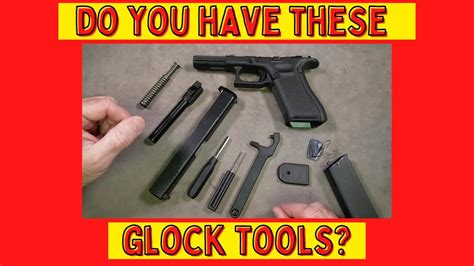 Glock Tools: Glock Front Sight Removal Tool, Pin Tool and Glock Mag Disassembly Tool