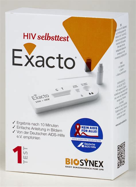 Hiv Selbsttest Exacto Test Schnelltest Heimtest Proudcommunity De