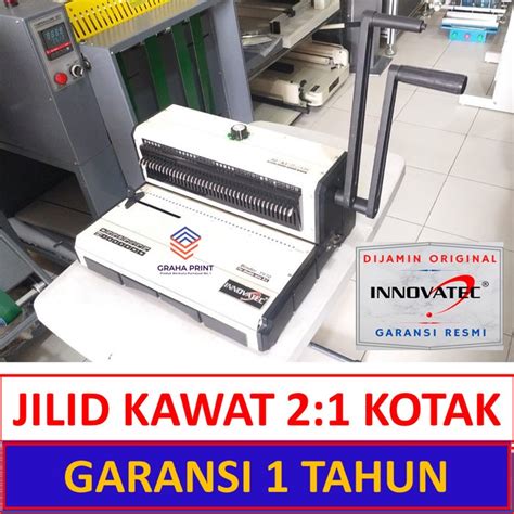 Jual Mesin Binding Spiral 2 1 Kotak INNOVATEC Alat Jilid Spiral Kawat