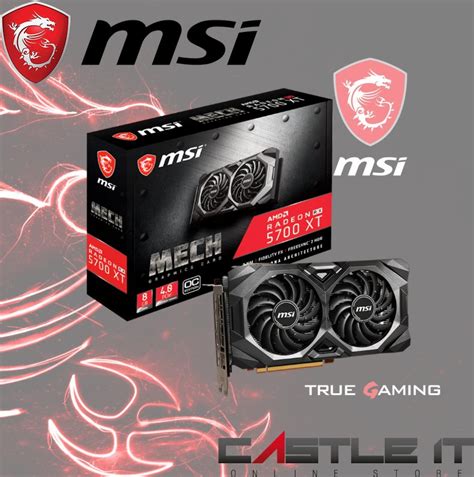 MSI RX 5700 XT MECH OC 8GB AMD Radeon RX5700XT 8G GDDR6 Grahphic Card