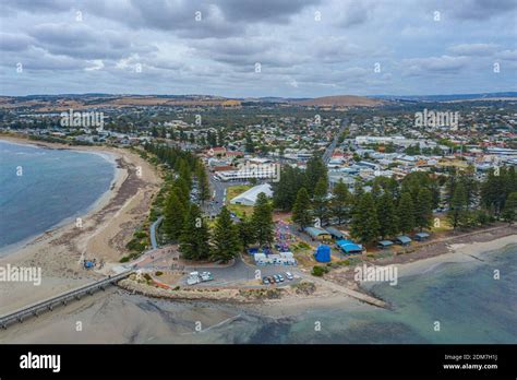 Aerial view of Victor Harbor in Australia Stock Photo - Alamy