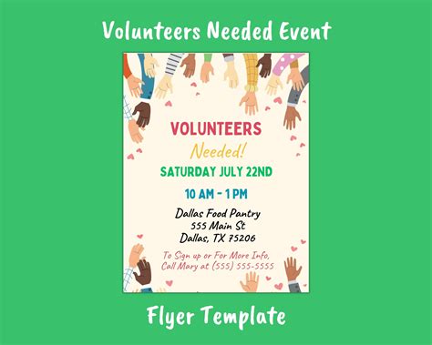 Volunteers Wanted Poster Template