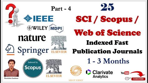 Free Scopus Indexed Journals Fast Publication Printable Templates Free