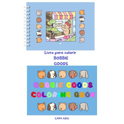 Bobbie Goods Lendo Livro - LIVRO BOBBIE GOODS CAPA AZUL COM 40 PÁGINAS | Shopee Brasil