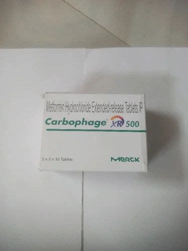 Carbophage Xr 500 Tablet As Directed By The Physician At Best Price In Vadodara