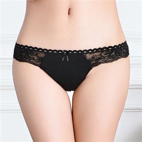 Aliexpress Buy Pack Of Low Rise Laced Cotton Thong Spandex