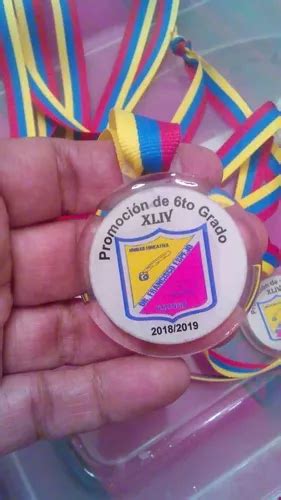 Medallas Preescolar To Grado Bachiller Y Deportivas En Venta En