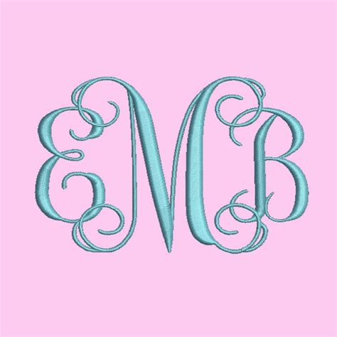 Size Interlocking Monogram Letters Monogram Font Bx Fonts Etsy