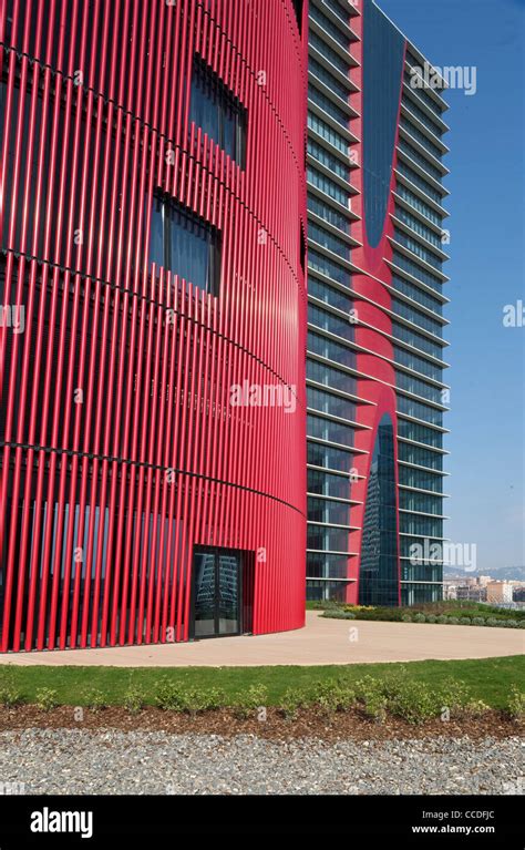 Porta Fira Towers Toyo Ito B720 Arquitectos Barcelona Spain 2010 Hotel Office Building Detail