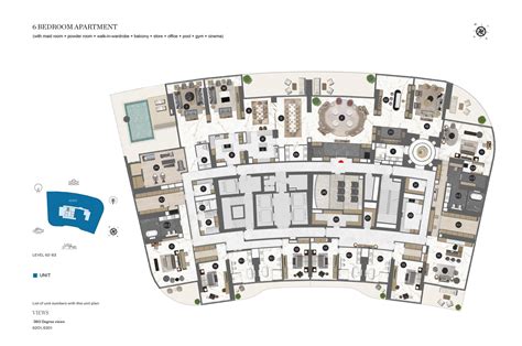 Seahaven At Dubai Harbour By Sobha Group Floor Plan