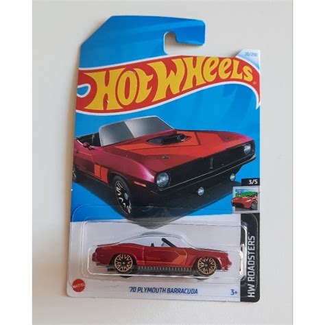 Hot Wheels Hw Roadsters Plymouth Barracuda Shopee Brasil