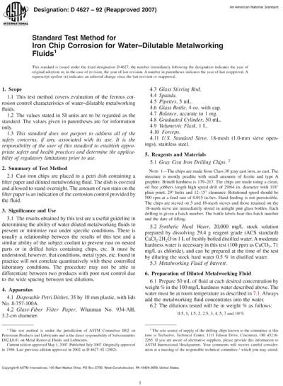 ASTM D Standard Test Method For Iron Chip Corrosion For 27060 Hot Sex