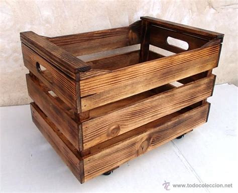 Caja Fruta De Madera Comprar Muebles Vintage En Todocoleccion 83869667